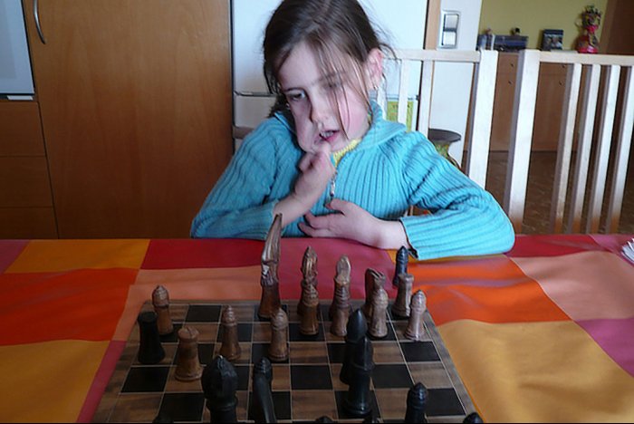 Exciting chess game
